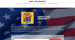 Desktop Screenshot of libertyandprosperity.com